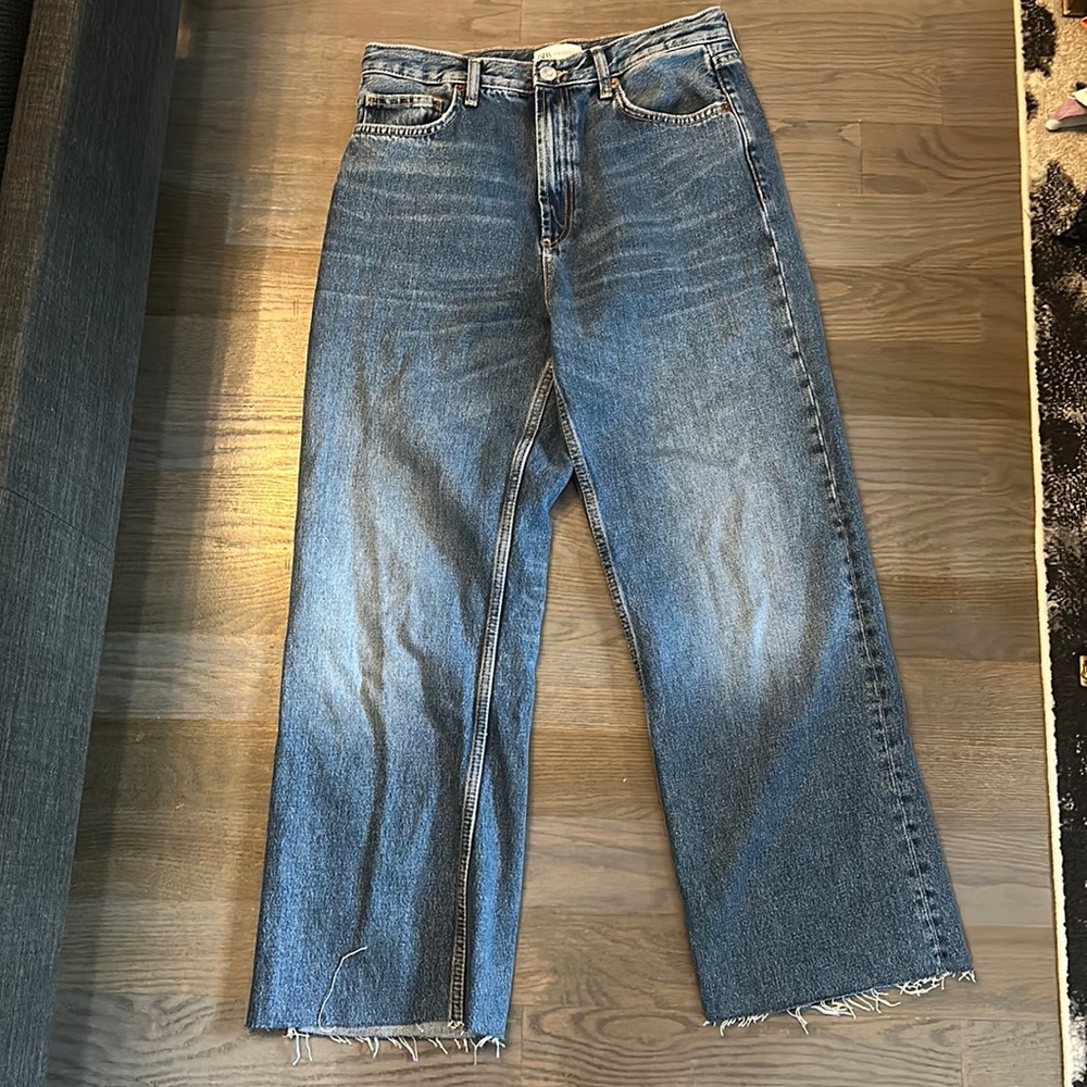 Zara wide leg size 8 jeans